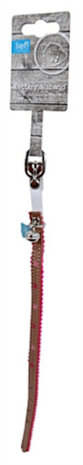 kattenhalsband meisjes 23-28 cm elastiek bruin