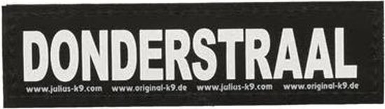 label powerharnas/tuig Donderstraal 11 cm maat S