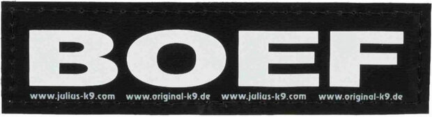 label powerharnas/tuig Boef 11 cm maat S