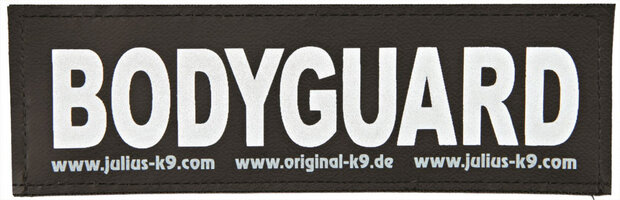 label powerharnas/tuig Bodyguard 11 cm maat S
