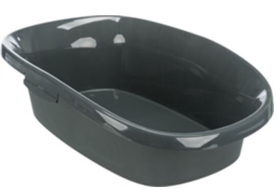 kattenbak Carlo Be Eco 43 x 31 x 14 cm antraciet/grijs