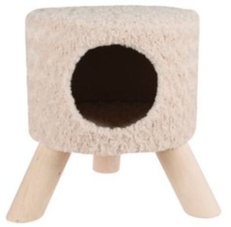 kattenhuis shetland 38x38x45 cm polyester beige