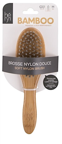 borstel bamboe/nylon naturel