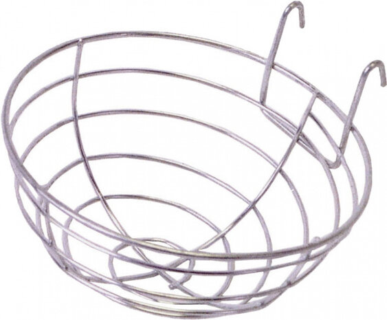 draadnest 10 x 7 cm staal zilver