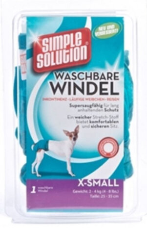 hondenluiers wasbaar 25-35 cm wit 12 stuks