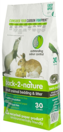 bodemstrooisel 30 liter plantaardig 10,5 kg grijs
