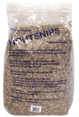 bodembedekking beukensnippers 6 mm 5 kg hout bruin