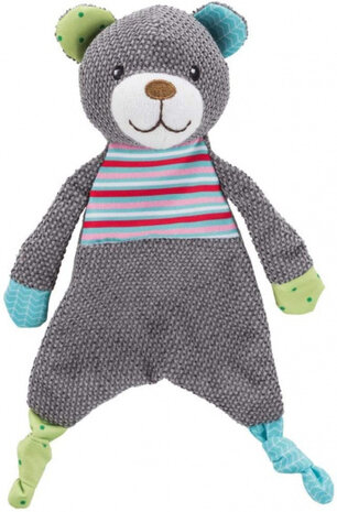 puppyspeelgoed Junior 28 cm polyester grijs