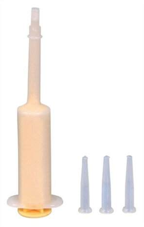 voederspuit zooghulp 10 ml geel/transparant 4-delig