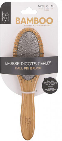 borstel 25 x 12 x 4 cm bamboe naturel