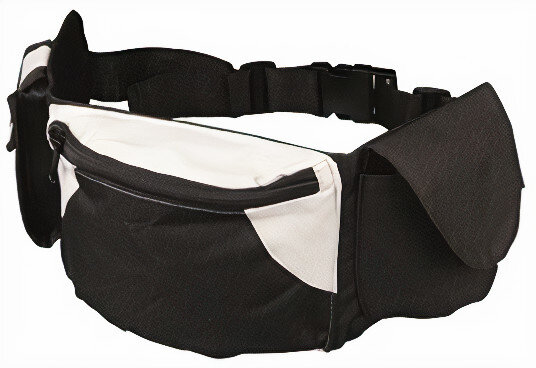 hondenheuptas verstelbaar 62 tot 125 cm polyester zwart