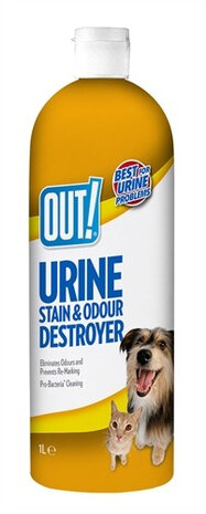 geurverwijderaar Urine Destroyer 1 liter bruin