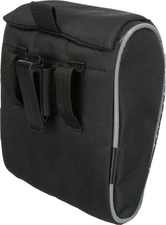 hondenbeloningstas 13 x 18 cm polyester zwart