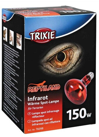 warmtelamp Reptiland led 150 watt E27 glas rood