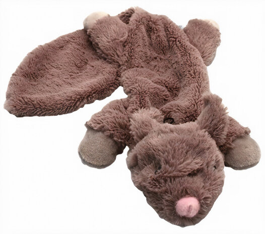 hondenknuffel Eekhoorn 60 cm pluche bruin