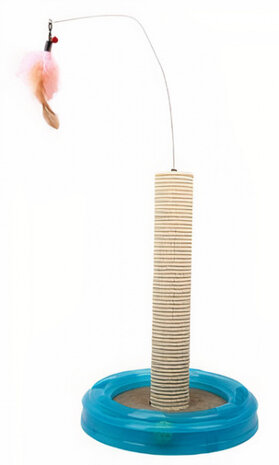 kattenkrabpaal Atlas 37,4 x 51,5 cm sisal/veren beige