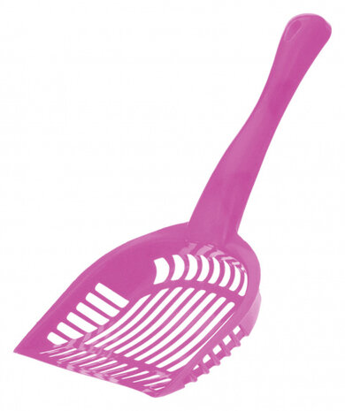 kattenbakscoop 28 cm polypropeen roze