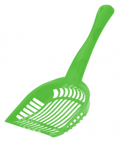 kattenbakscoop 28 cm polypropeen groen