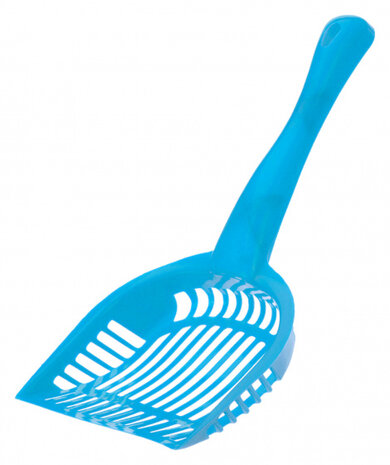 kattenbakscoop 28 cm polypropeen blauw