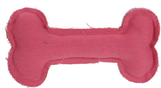 piepspeelgoed hondenbot polyester 18 cm roze