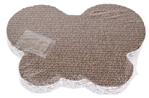 krabplank Vlinder 28 cm karton bruin 2-delig