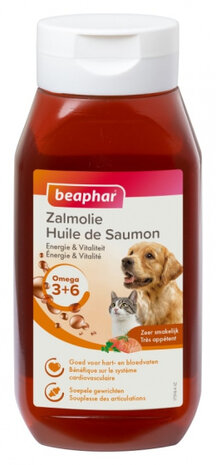 zalmolie Omega 3 + 6 huisdier 430 ml