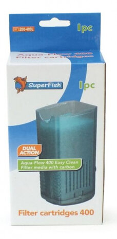filtercassette Aqua-Flow 400 Easy Click 11 cm blauw