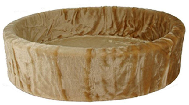 dierenmand Bont 40 x 21 cm pluche beige