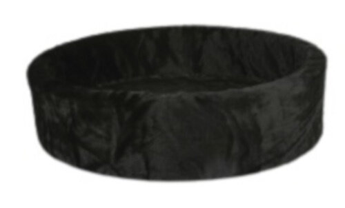 dierenmand Bont 50 x 21 cm pluche zwart