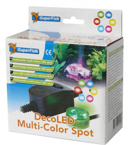 aquariumspot DecoLED 12,1 x 13,5 cm zwart