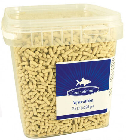 vijvervisvoer Sticks 2,5 liter cr&egrave;me