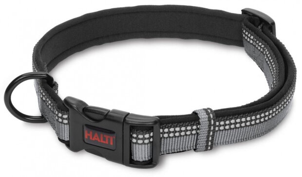 halsband reflecterend 45-66 cm nylon zwart