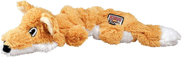 hondenknuffel Scrunch Knots Fox 36 cm pluche lichtbruin