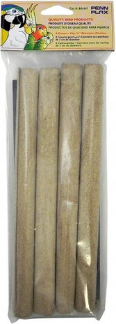 zandhulsjes 23 x 1,8 cm karton bruin 4 stuks