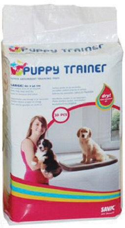 navulpads hondentoilet 60 x 45 cm wit 30 stuks