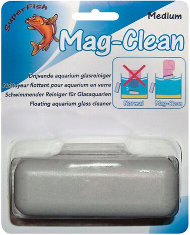 aquarium glasreiniger Mag Clean Medium wit