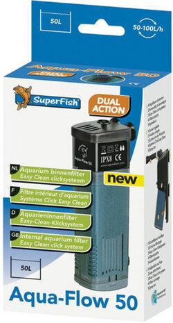 aquariumfilter Aqua-Flow 50 100 liter/uur