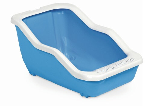 kattenbak Netta open 54 x 39 x 29 cm blauw
