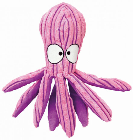 hondenknuffel Cuteseas Octopus 16 cm corduroy roze