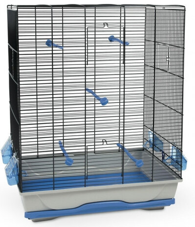 vogelkooi Ambra 56,5 x 36,5 x 74 cm zwart