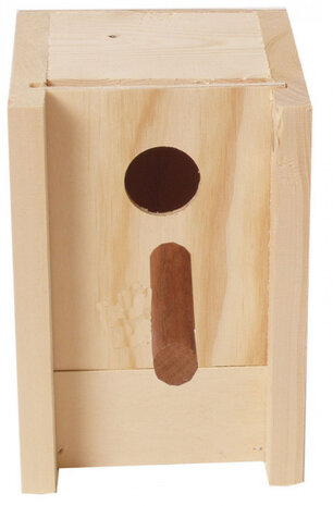 nestkast parkiet 22 x 14,5 cm hout naturel