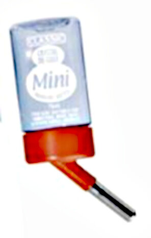 kooifles 190 Muis 75 ml RVS transparant/rood