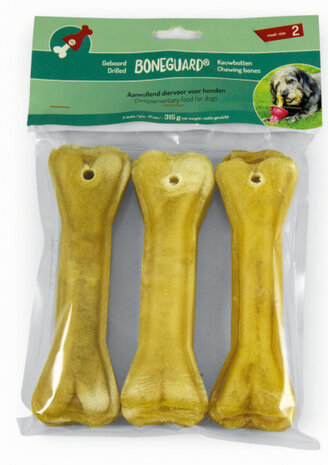 kluif 17 cm rawhide beige 3 stuks