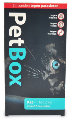 teken- en vlooienbestrijding Petbox 1-2 kg 2-delig