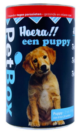 teken- en vlooienbestrijding Petbox 8-20 weken 5-delig