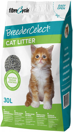 kattenbakvulling 30 liter stofvrij grijs