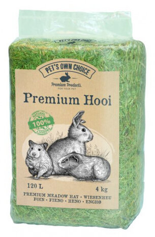 hooi knaagdieren 4 kg lichtbruin