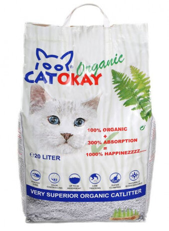 kattenbakvulling Organic 20 liter