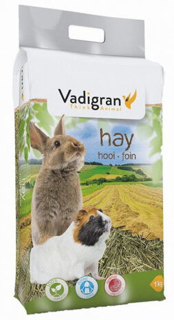 hooi knaagdieren 1 kg lichtbruin