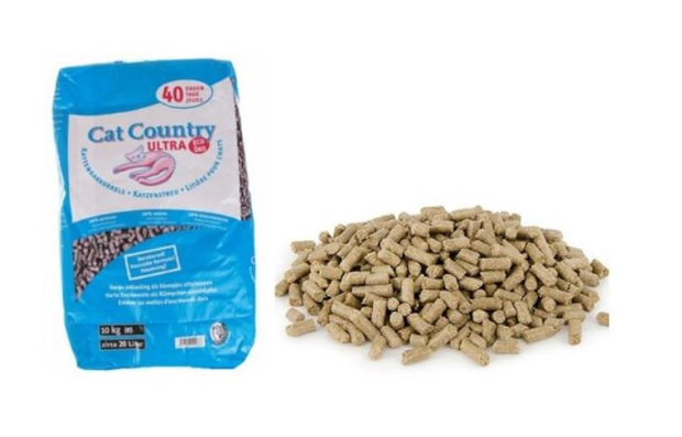kattenbakvulling 20 liter plantaardig bruin